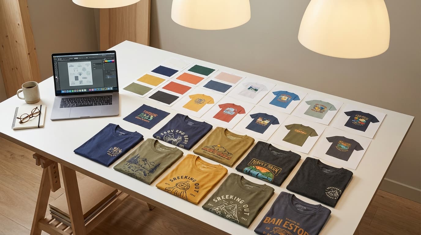 AI Batch T-Shirt Design: 10 Unique Designs in One Click
